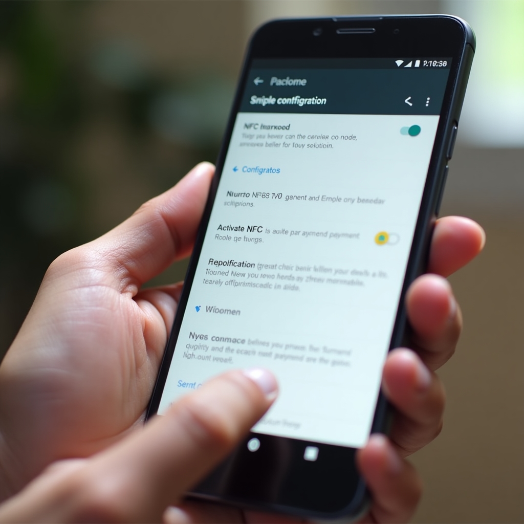 Configuración NFC en Android